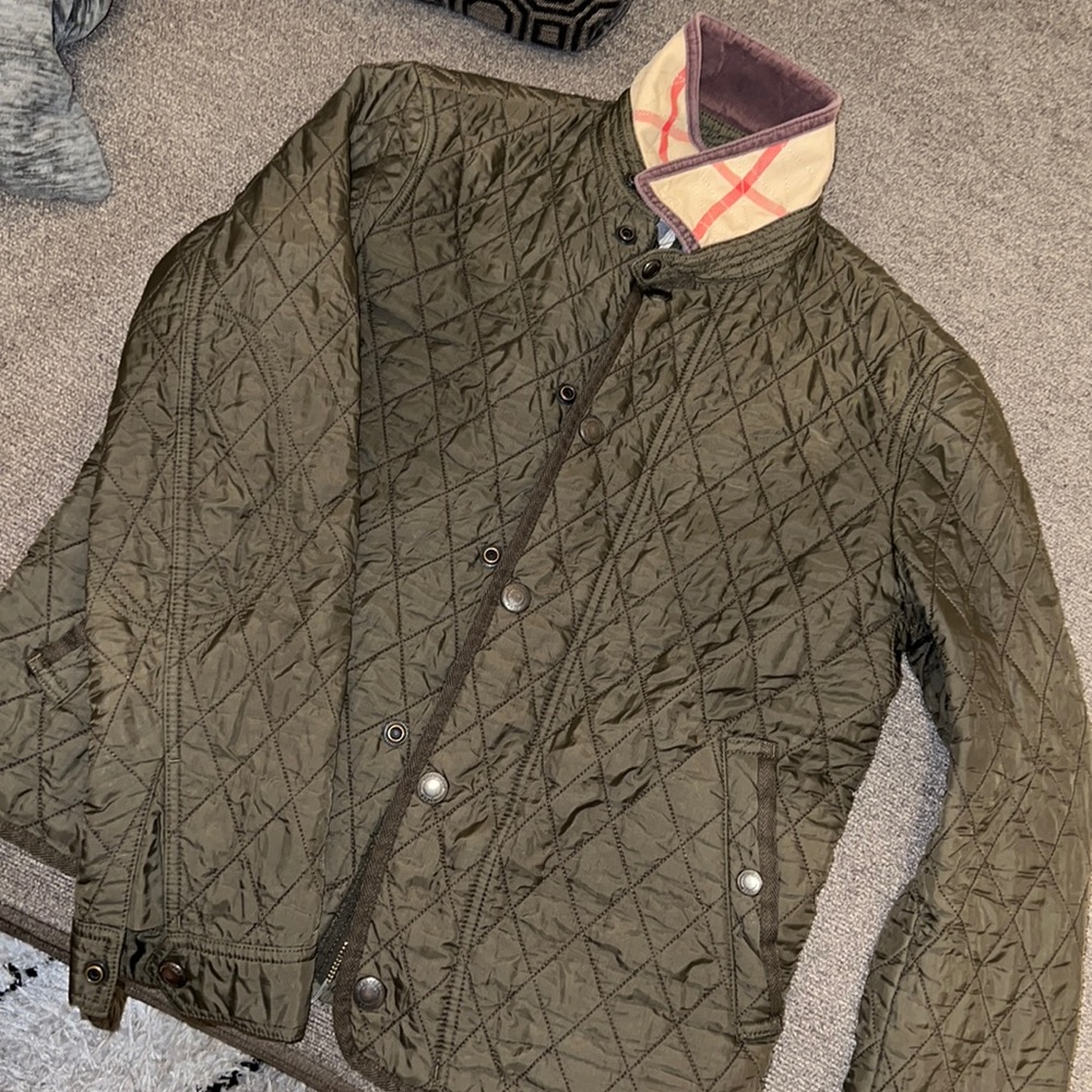 Burberry Nylon Men Coat Size Small